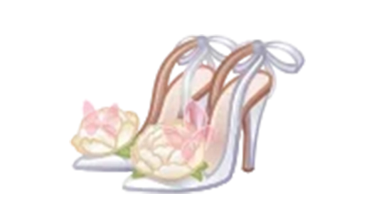 Sky Stiletto [White Rose]